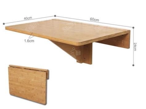 Folding Wall Table Plans Fold Down Decoratorist 17239 Wall