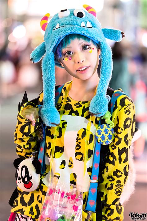 Haruka Kurebayashi W Super Lovers And Monster Hat In Harajuku Tokyo Fashion