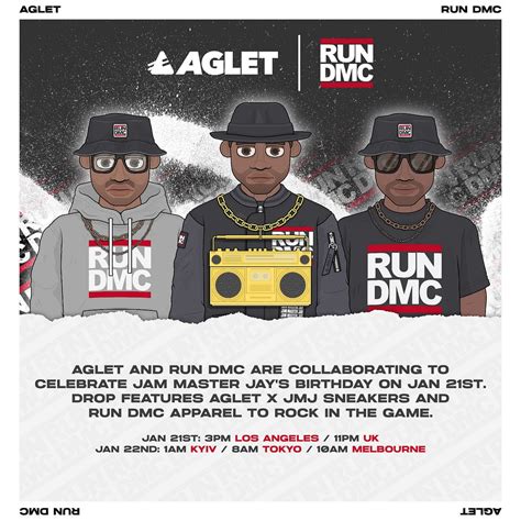 🚨 Aglet X Run Dmc Collab Aglet Is Partnering With Run Dmc On A By