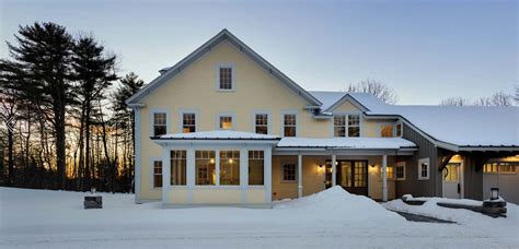 One Kindesign Stunning New England Farmhouse Nestled On Woodsy