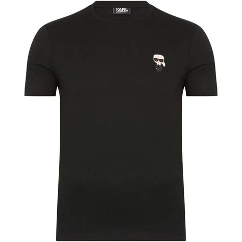 Karl Lagerfeld T Shirt With Ikonik Patch Regular Fit