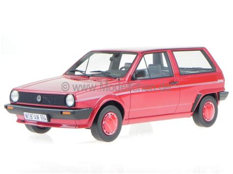 Serie ) steilheck sehr guter blechzusta. VW Polo 2 Fox Steilheck Typ 86c rot Modellauto Resine BOS 1:18