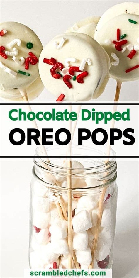 Easy Dipped Oreo Pops With Vanilla Coating Recipe Oreo Pops Oreo