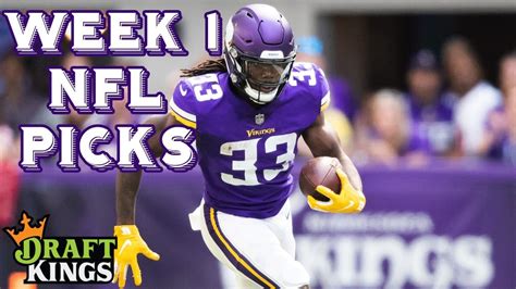 Moving on to tournaments, the first stack that i'll touch on is from the minnesota vikings who are home underdogs. DraftKings NFL Week 1 Picks + Lineup Builds! | Fantasy ...