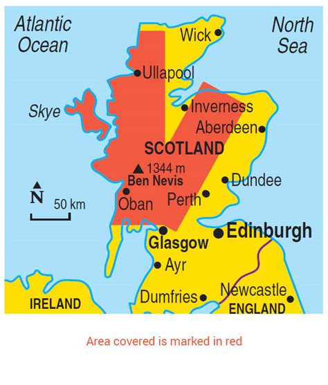 Scotland Map Veterinaria Online