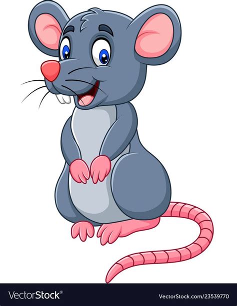 Illustration Of Cartoon Happy Mouse Download A Free Preview Or High