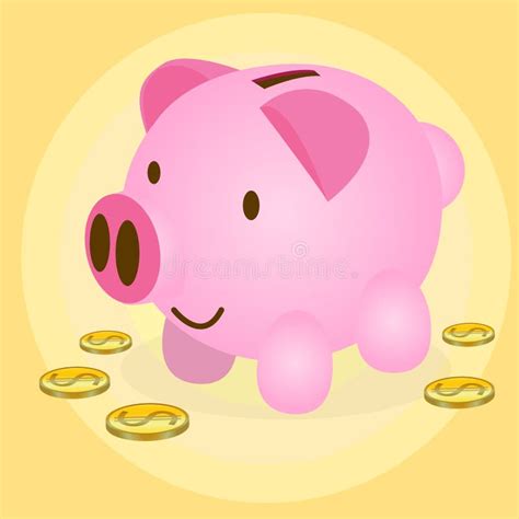 Pig Money Box Stock Vector Illustration Of Coin Boxes 54071259