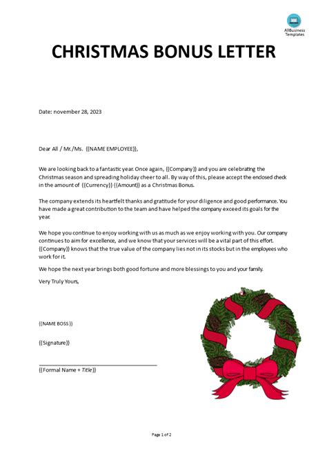 Christmas Solicitation Letter Templates At