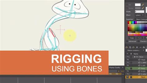 Rigging A Character Using Bones In Moho Anime Studio Youtube