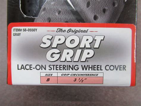 Superior Automotive 58 0550b Sport Grip Lace On Steering Wheel Cover Ebay