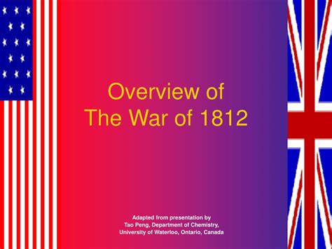 Ppt Overview Of The War Of 1812 Powerpoint Presentation Free