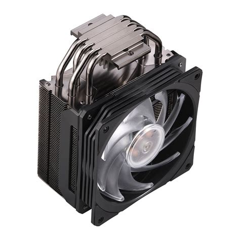 Coolermaster Hyper Rgb Black Edition Mm Pwm Rgb Cpu Cooler With Controller Falcon Computers