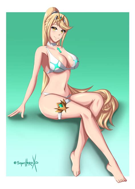 Rule 34 Blonde Hair Breasts Core Crystal Female Female Only Mythra