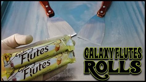 Galaxy flutes bites milk chocolate 140g. Glorious Rolls - Galaxy Flutes (White Chocolate ) Ice ...