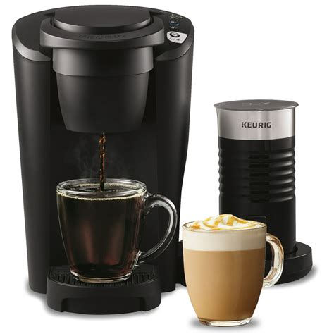 Keurig K Latte Coffee Maker With Milk Frother Compatible With All