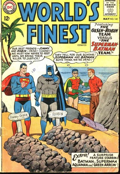 Worlds Finest Comics 141 Fair Dc Low Grade Comic Batman Superman