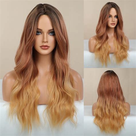 brown to blonde wave wig for sex doll 💋 nakedoll