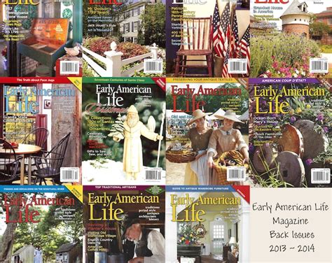 Early American Life Magazine Back Issues 2013 2014 Etsy