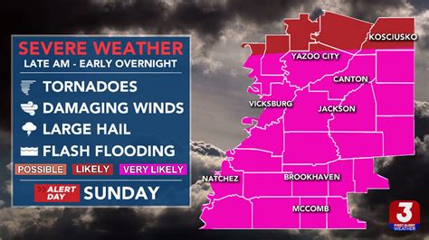 Alert Day Tornado Watch In Effect Through 7 Pm For Central Mississippi