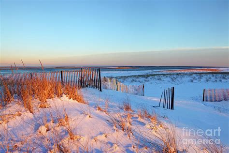 Snow Covered Beach On Cape Cod Photograph By Denis Tangney Jr Fine