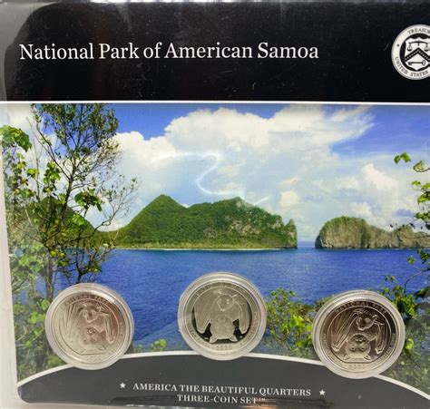 2020 America The Beautiful Quarters Three Coin Set National Park Of