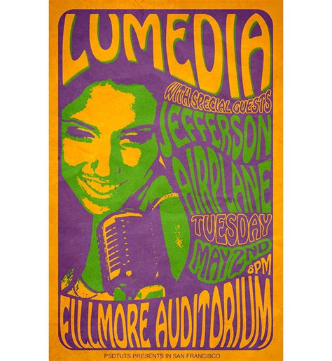 Create A 60s Psychedelic Style Concert Poster