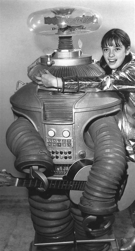 B Robot From Lost In Space Original Image Cropped Vintage Robots
