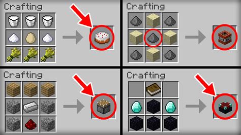 Minecraft 10 Crafting Recipes We All Forget Youtube
