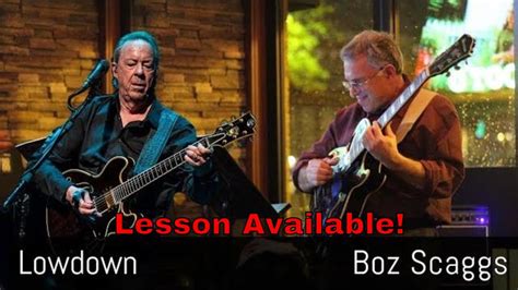 Lowdown Boz Scaggs Fingerstyle Guitar Jake Reichbart Lesson