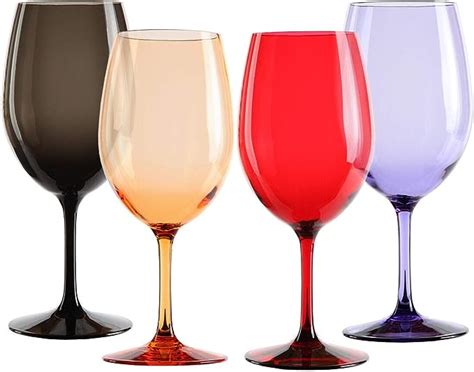 Lily S Home Unbreakable Acrylic Wine Glasses Made Of Shatterproof Tritan Plastic And Ideal For