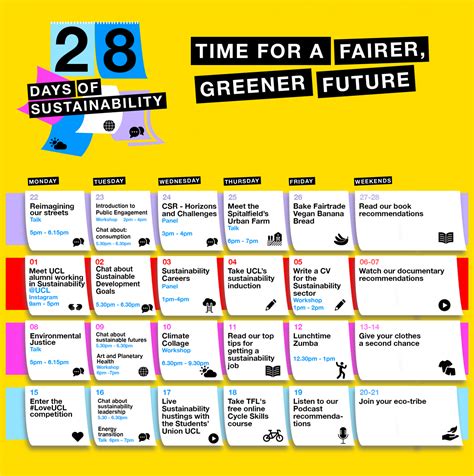 28 Days Of Sustainability Time For A Fairer Greener Future