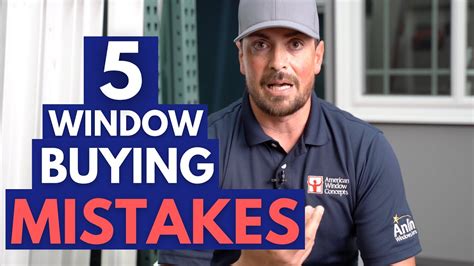 5 Common Mistakes People Make When Buying Windows Youtube