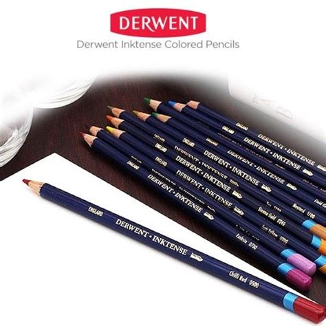 Pencil To Ink In Just One Wash Derwent Inktense Colored Pencils Are