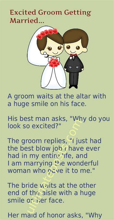 Excited Groom Getting Married Marriage Jokes Getting Married Quotes Wedding Jokes
