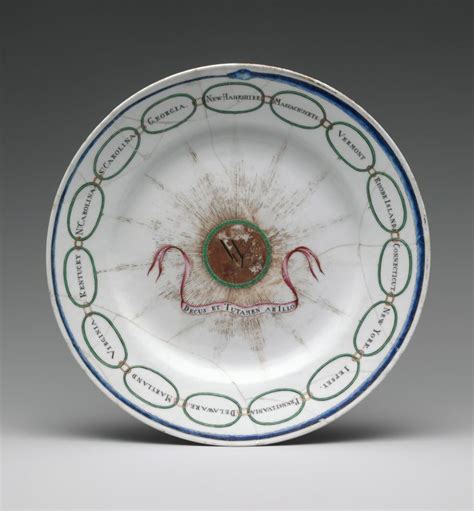 Plate Date Ca 1795 Geography China Culture Chinese Medium