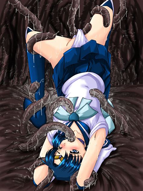 Rule 34 Ami Mizuno Bishoujo Senshi Sailor Moon Blue Eyes Blue Hair