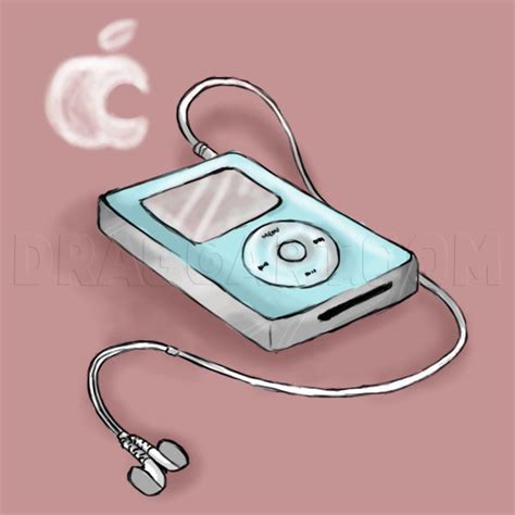 How To Draw An Ipod Step By Step Drawing Guide By Puzzlepieces