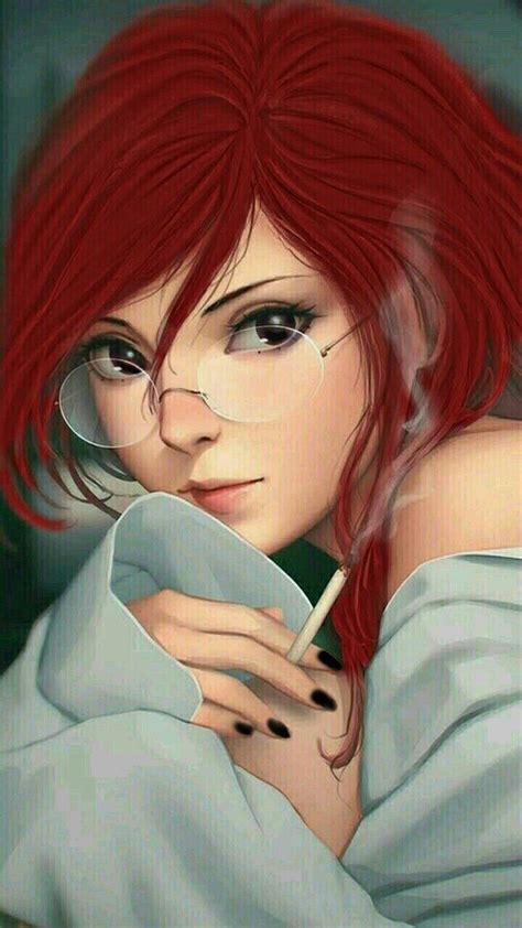 Pin By Erin Jane On Characters Short Red Hair Anime Art Girl Girl