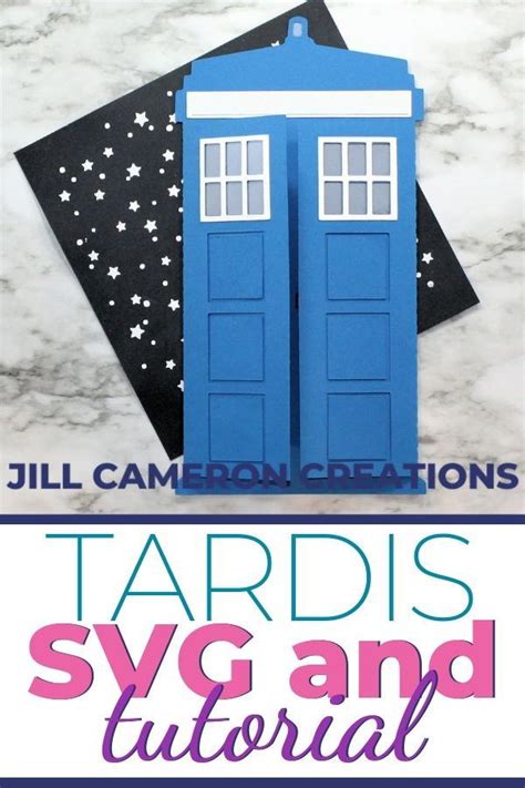 How To Quickly Create A Tardis Card Cricut Cards Card Making