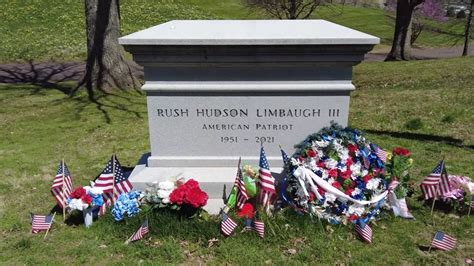 Rush Limbaugh Grave At Bellefontaine Cemetery In St Louis YouTube