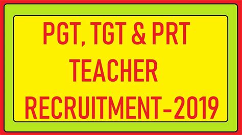 pgt tgt prt teacher recruitment 2019 in aps teachers job in delhi youtube