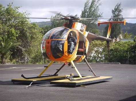 Hughes 500d The Civilian Variation Of The Oh 6 Military Helicopter