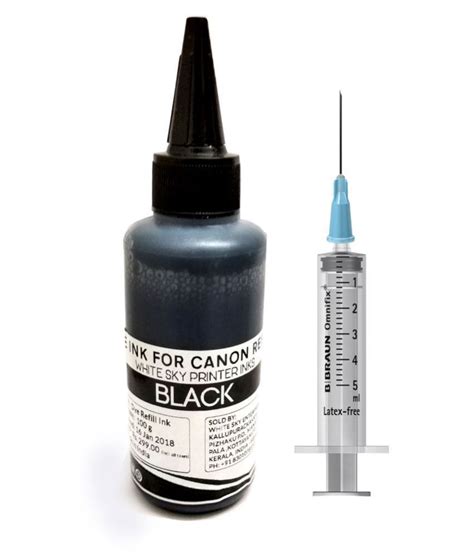 Canon Printer Black Refill Ink For Canon Pixma Mg 3070s