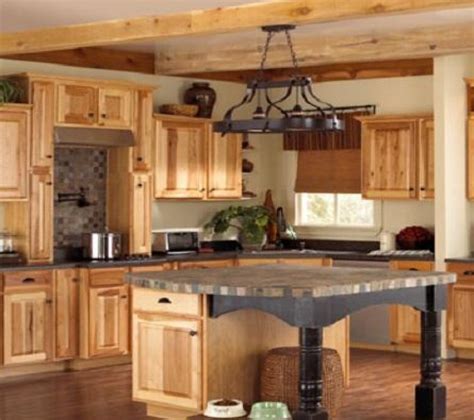 Lowes Kitchens | DECORATING IDEAS | Hickory kitchen cabinets, Hickory