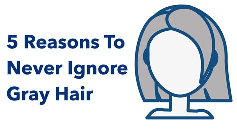 5 Reasons To Never Ignore Gray Hair | Grey hair, Premature ...