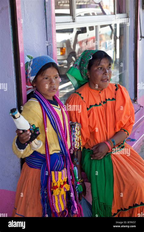 Tarahumara Indians Creel Copper Canyon Chihuaua Mexico Stock Photo Alamy