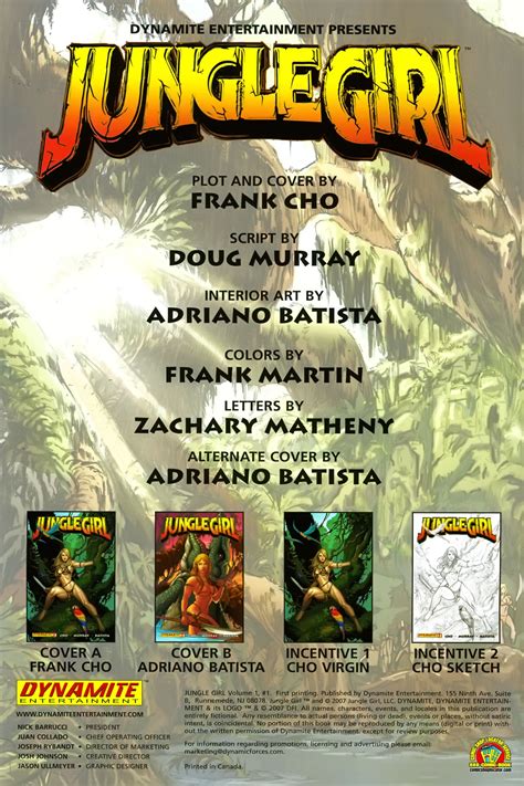 Read Online Jungle Girl Comic Issue