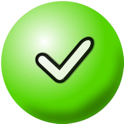 Clipart Green Check Mark Icon
