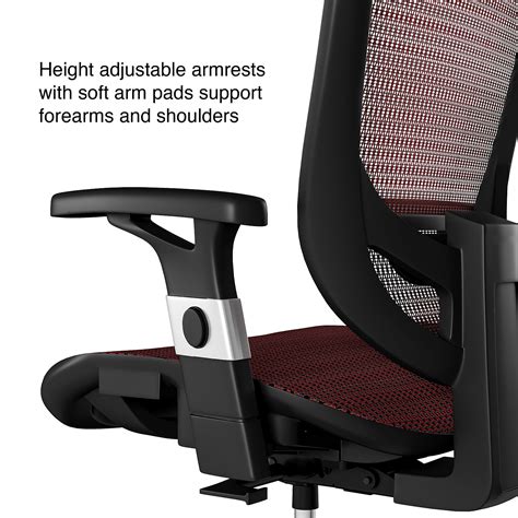 Union And Scale Flexfit Hyken Technical Mesh Task Chair Red 50218 Best