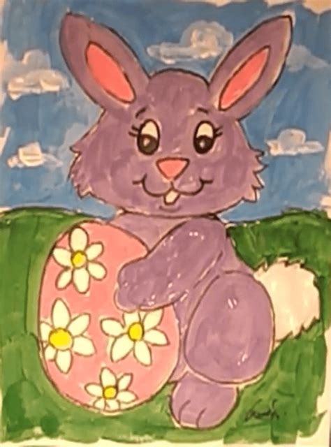 Easter Bunny Painting Tutorial By Gerald Van Scyoc The Center Of